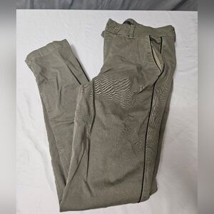 Level 99 Olvie Green Jeans With Black Side Piping Size 28 Skinny Jeans!